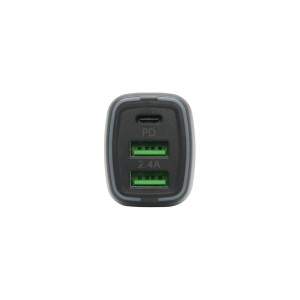 شارژر فندکی تسکو مدل TSCO TCG 23 به همراه کابل تبدیل USB به microUSB  در بروزکالا