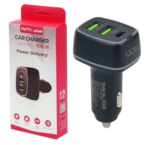 شارژر فندکی تسکو مدل TSCO TCG 23 به همراه کابل تبدیل USB به microUSB  در بروزکالا