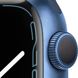 ساعت هوشمند اپل سری 7 سایز 41 با بند سیلیکون استارلایت مدل Apple Watch S7 Starlight 41mm در بروزکالا