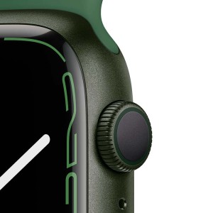 ساعت هوشمند اپل سری 7 سایز 41 با بند سیلیکون آبی مدل Apple Watch S7 Blue 41mm در بروزکالا