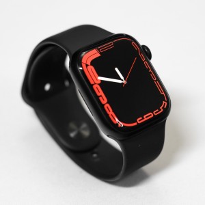 ساعت هوشمند اپل سری 8 سایز 45با بند سیلیکون میدنایت مدل Apple Watch S8 MIDNIGHT 45mmدر بروزکالا