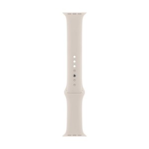 ساعت هوشمند اپل سری 8 سایز 45 با بند سیلیکون استارلایت مدل Apple Watch S8 STARLIGHT 45mm در بروزکالا