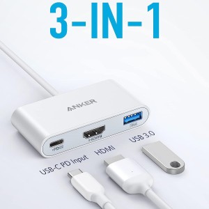 هاب سه پورت تایپ سی انکر مدل Anker A8339 در بروزکالا