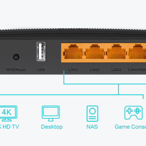 مودم روتر تی پی لینک TPlink بی سیم مدل VR 400 در بروزکالا