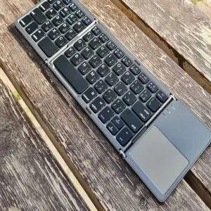 کیبورد وماوس بیسیم  Foldable keyboard with touchpad در بروزکالا