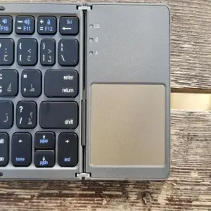 کیبورد وماوس بیسیم  Foldable keyboard with touchpad در بروزکالا