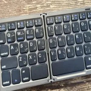 کیبورد وماوس بیسیم  Foldable keyboard with touchpad در بروزکالا