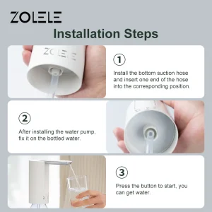 پمپ آب شارژی شیائومی Zolee ZL100  در بروز کالا