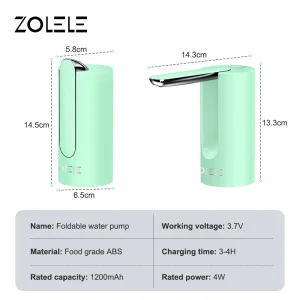 پمپ آب شارژی شیائومی Zolee ZL100  در بروز کالا