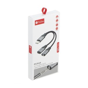 کابل تبدیل لایتنینگ به AUX / USB-C پرووان مدل PCA46 در بروزکالا