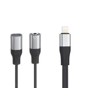 کابل تبدیل لایتنینگ به AUX / USB-C پرووان مدل PCA46 در بروزکالا