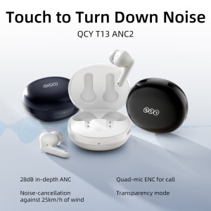 هندزفری بلوتوثی کیو سی وای مدل QCY T13 ANC2 در بروزکالا