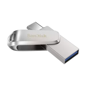 فلش مموری سن دیسک مدل Sandisk Ultra dual drive Luxe Type-c ظرفیت 256 گیگابایت در بروزکالا
