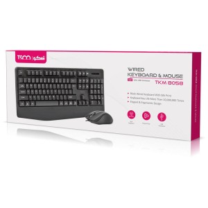 کیبورد و ماوس سیم دار تسکو مدل Tsco TKM8058 در بروزکالا
