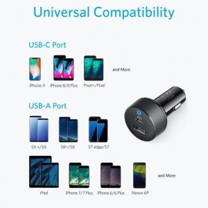 شارژر فندکی انکر مدل ANKER B2726 به همراه تکنولوژی شارژ سریع در بروزکالا