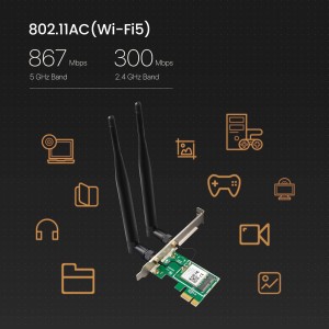 کارت شبکه اینترنال وای فای تندا Tenda W322E PCI Expressدر بروزکالا