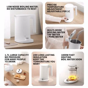 کتری برقی هوشمند شیائومی مدل  Xiaomi Mijia Thermostatic Electric Kettle 2 Pro در بروزکالا