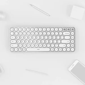 کیبورد بی سیم دو حالته شیائومی مدل Xiaomi MIIIW Keyboard Air 85 Dual Mode MWXKT01 در بروزکالا