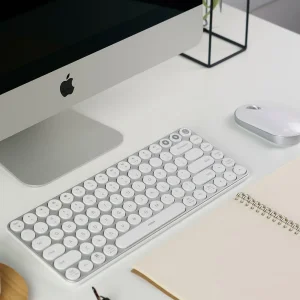 کیبورد بی سیم دو حالته شیائومی مدل Xiaomi MIIIW Keyboard Air 85 Dual Mode MWXKT01 در بروزکالا