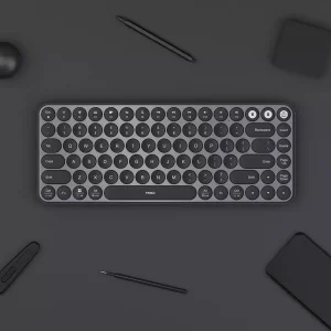 کیبورد بی سیم دو حالته شیائومی مدل Xiaomi MIIIW Keyboard Air 85 Dual Mode MWXKT01 در بروزکالا