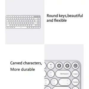 کیبورد بی سیم دو حالته شیائومی مدل Xiaomi MIIIW Keyboard Air 85 Dual Mode MWXKT01 در بروزکالا