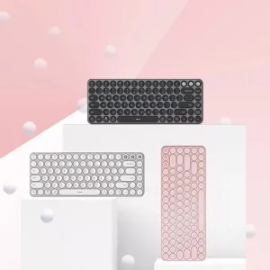 کیبورد بی سیم دو حالته شیائومی مدل Xiaomi MIIIW Keyboard Air 85 Dual Mode MWXKT01 در بروزکالا