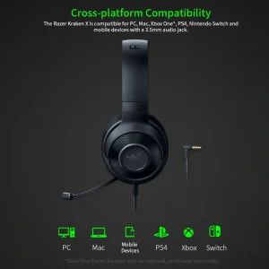 هدست ریزر مدل Razer Kraken X Essential در بروزکالا