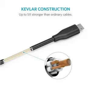 کابل تبدیل USB به microUSB انکر مدل A8132 PowerLine  در بروزکالا