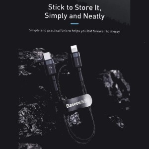 کابل شارژ باسئوس مدل (Baseus Simple Wisdom Data Cable Kit Type-C to iP PD 20W (2PCS/Set در بروزکالا