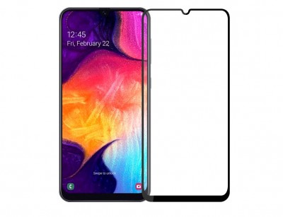 گلس فول سامسونگ A50 مشکی
