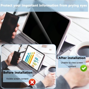 محافظ صفحه مدل حریم شخصی Privacy برای تبلت اپل iPad Air 13 2024