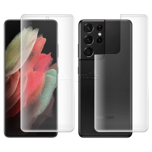 گلس هیدروژلی مات سامسونگ S21 Ultra به همراه محافظ پشت