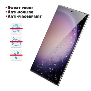 گلس هیدروژلی مات سامسونگ S23 Ultra به همراه محافظ پشت