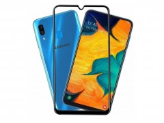 گلس فول سامسونگ A30 مشکی