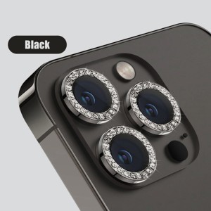 محافظ لنز مدل رینگی نگین دار اپل iPhone 14 Pro/Pro Max