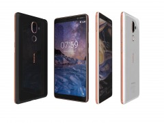 گلس فول نوکیا 7 plus مشکی