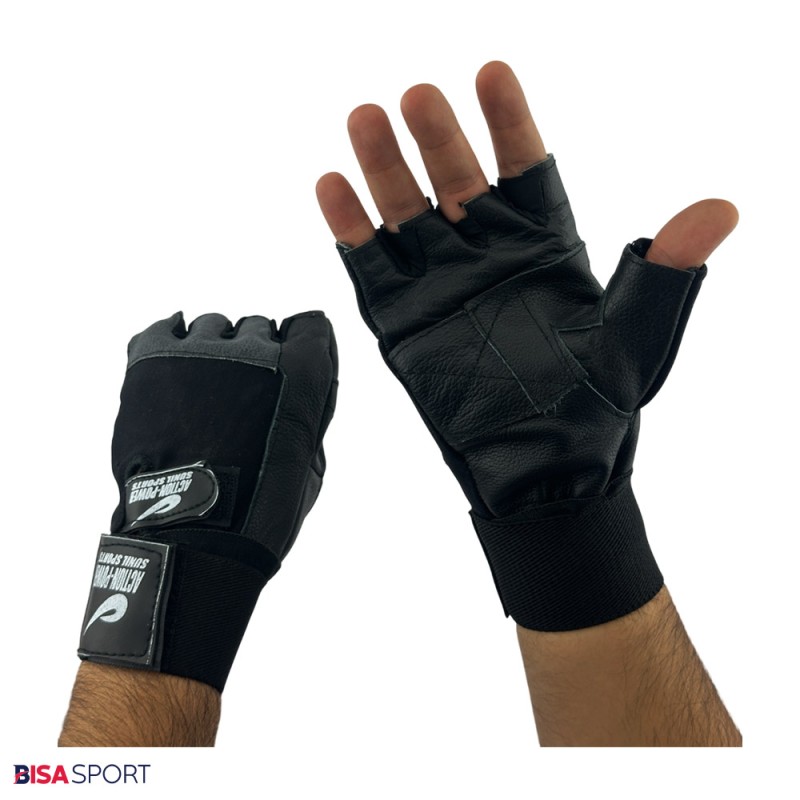 دستکش بدنسازی نیمه انگشتی مدل SUNIL 2068