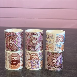 چسب واشی طرحدار ۶ عددی