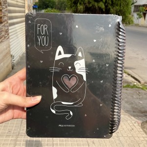 دفتر گربه black