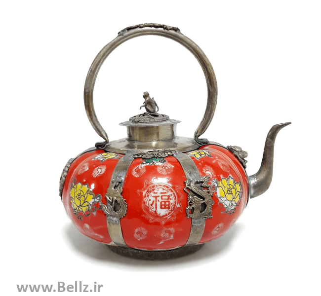 قوری چینی (قاب دور ورشو) دکوری