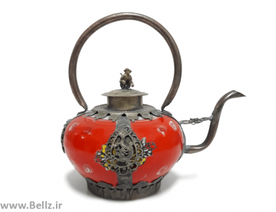 قوری چینی (رنگ قرمز)