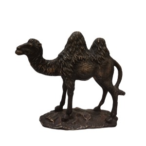 مجسمه شتر دو کوهان برنزی