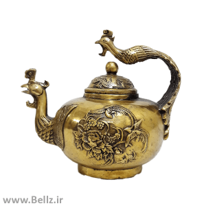 قوری طاووس برنزی