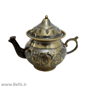 قوری برنجی مخصوص سماور - طرح ۲