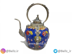 قوری چینی آبی