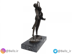 مجسمه زن و مرد بالرین برنز (۲)