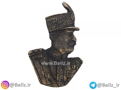دیوارکوب رضاخان برنجی