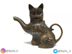 قوری گربه برنزی
