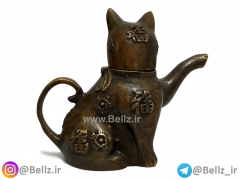 قوری گربه برنزی