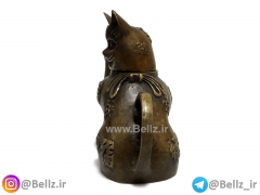 قوری گربه برنزی